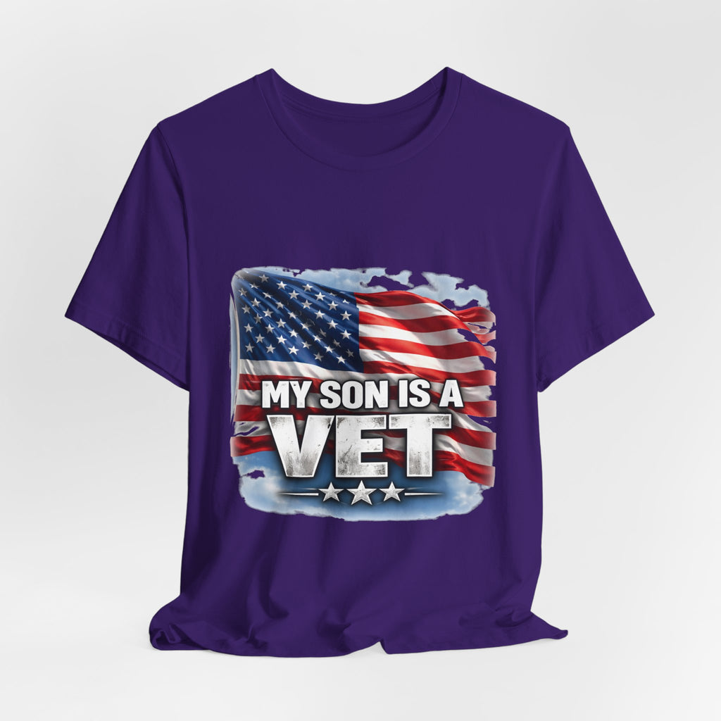 My Son is a vet!  Unisex Jersey Short Sleeve Tee