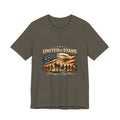 United We Stand T-Shirt – Patriotic Eagle & Soldiers “Stronger Together” Tee