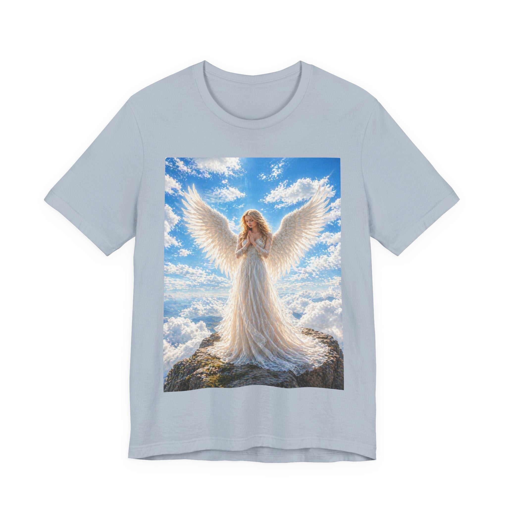 Angel Wings T-Shirt — Serene Guardian Angel Graphic Tee