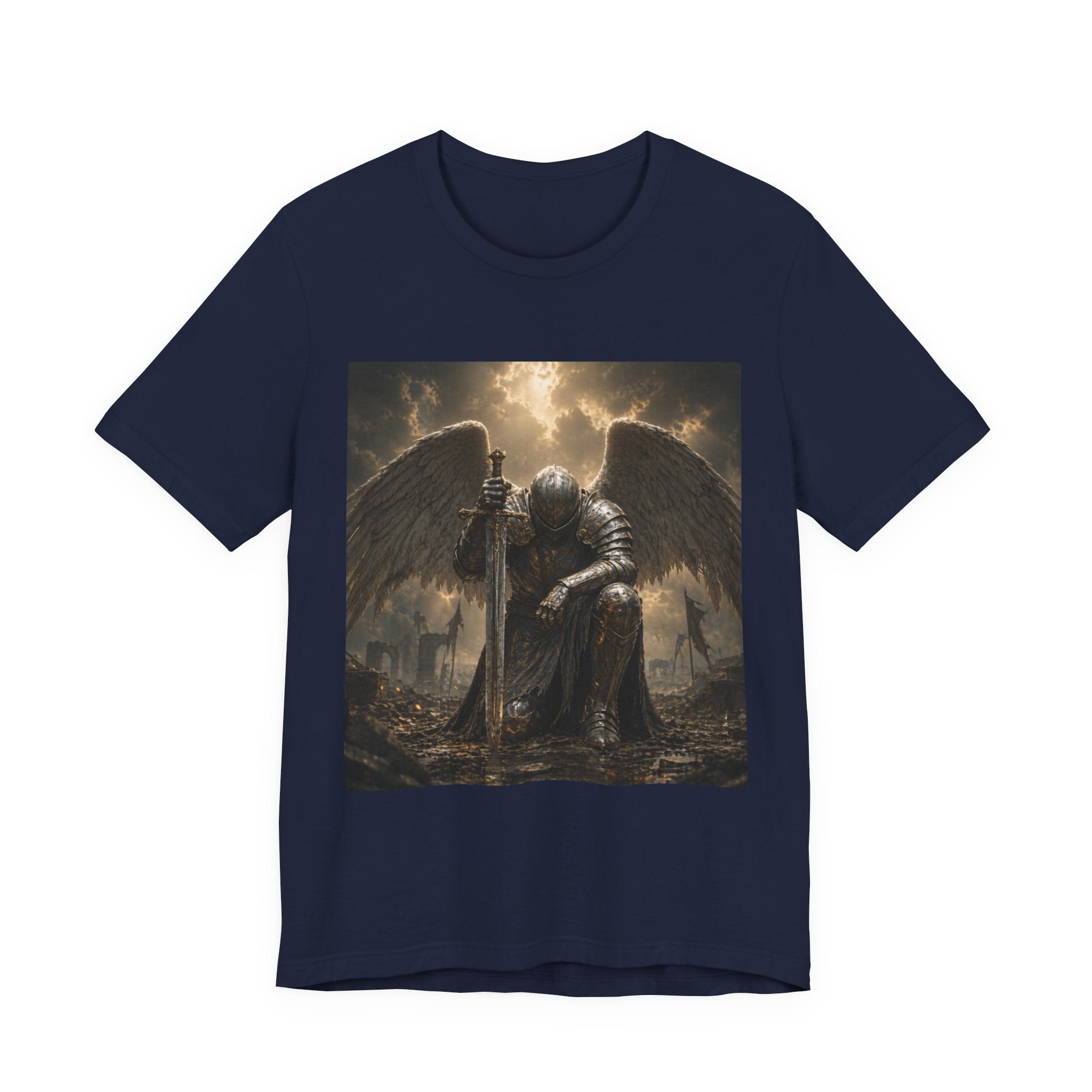Angel Knight T-Shirt — Gothic Dark  Armor Tee
