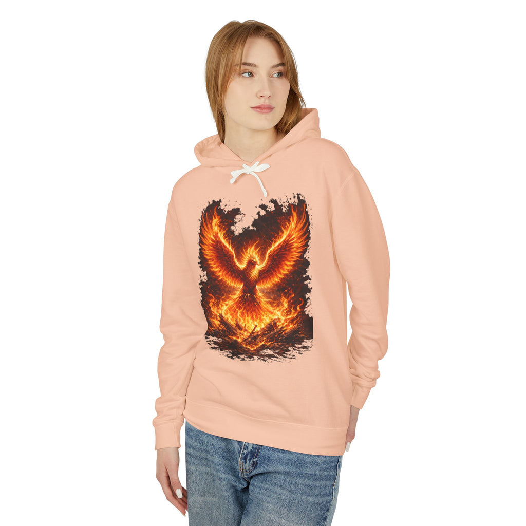 Phoenix Fire Hoodie – Flaming Phoenix Graphic Hooded Sweatshirt