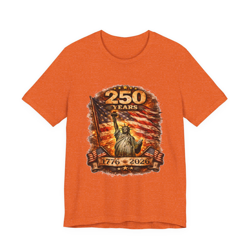 250 Years Statue of Liberty Tee — 1776–2026 Patriotic Anniversary Shirt
