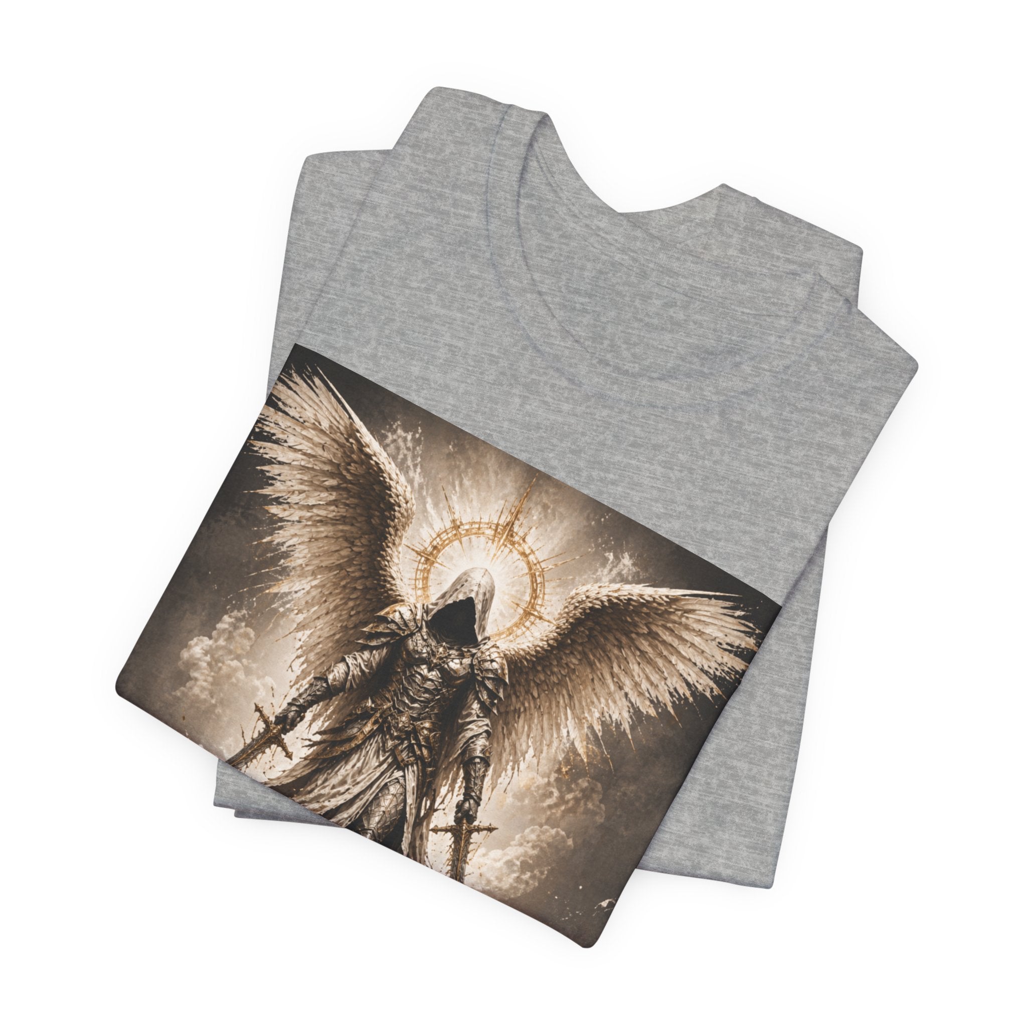Angel Warrior T-Shirt — Gothic Archangel Graphic Tee