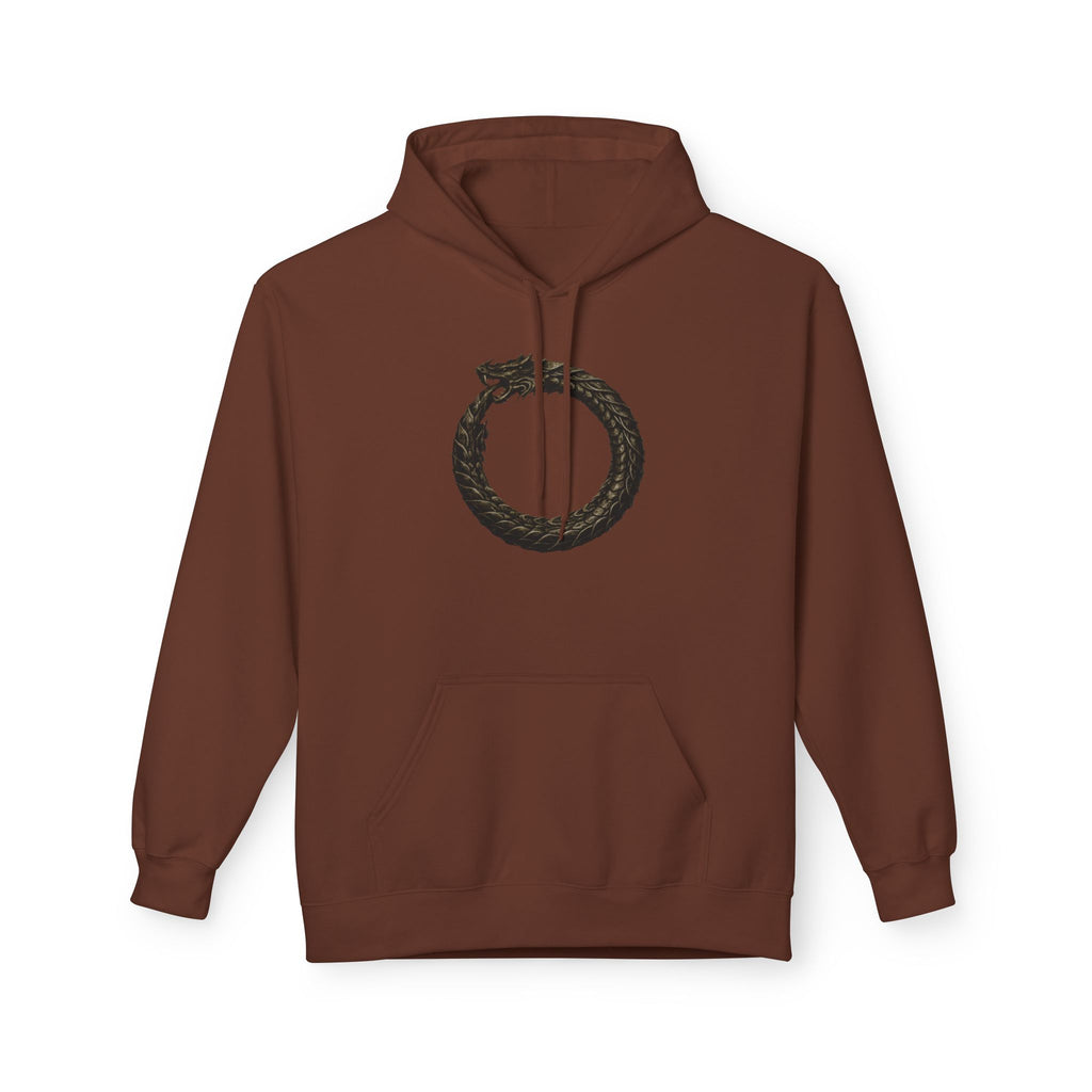 The Serpent – Jörmungandr- Hoodie — Minimal Mythic Graphic Pullover