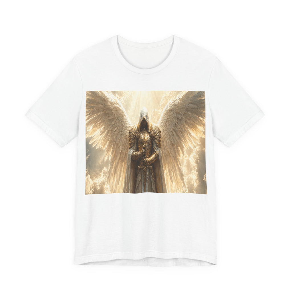 Guardian Angel Graphic Tee — Golden Archangel Design