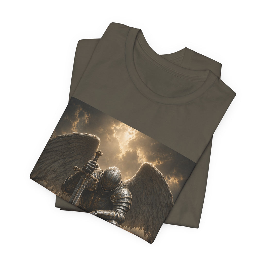 Angel Knight T-Shirt — Gothic Dark  Armor Tee