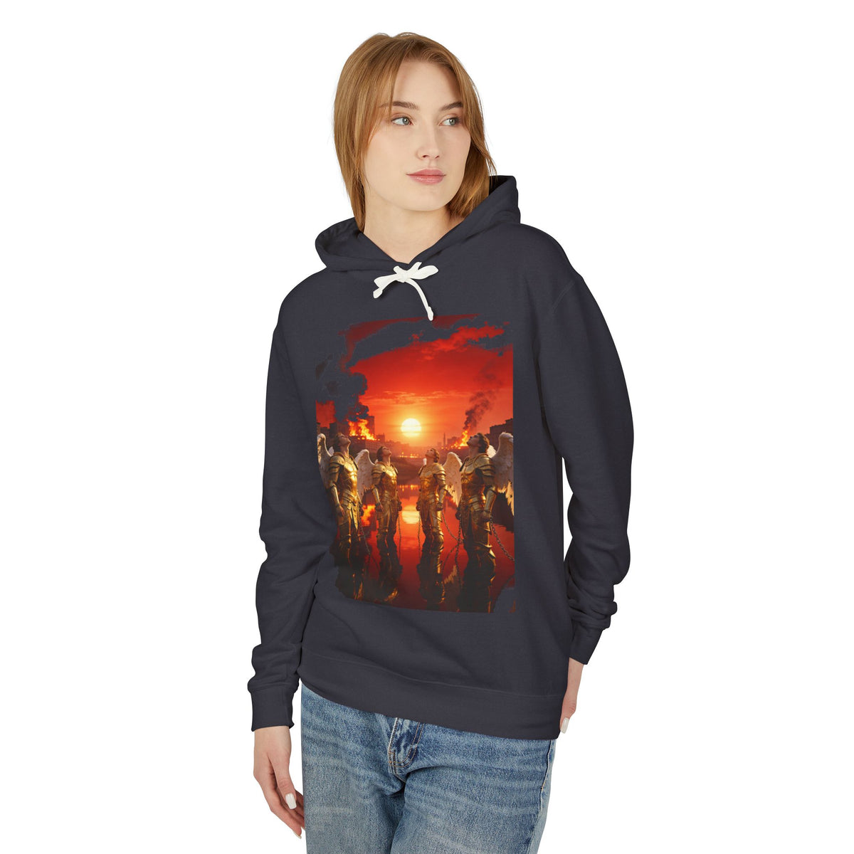 Revelation 9 reveals four fallen angels bound in the Euphrates River Graphic Pullover