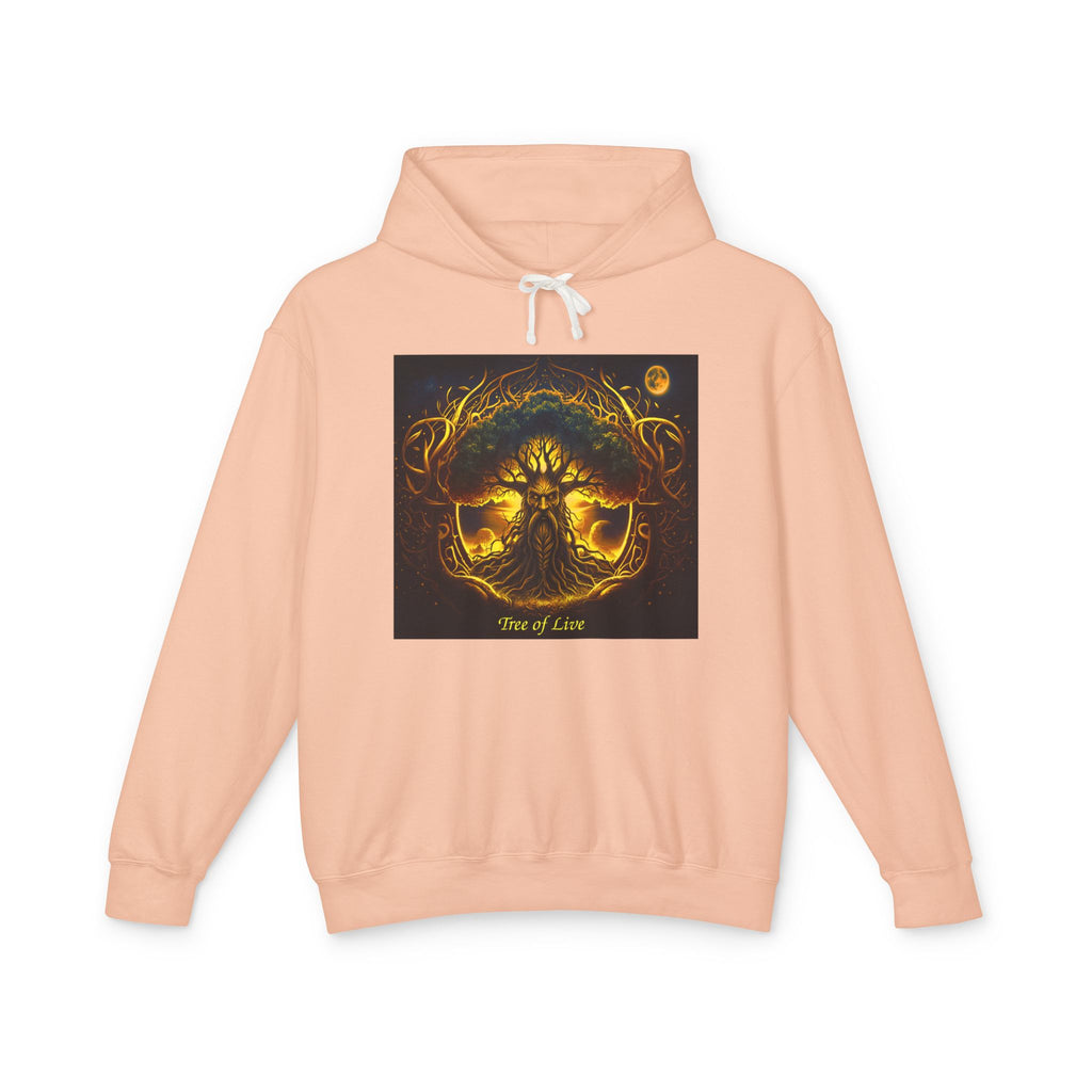Tree of Life Hoodie — Golden Mythic Nature Pullover