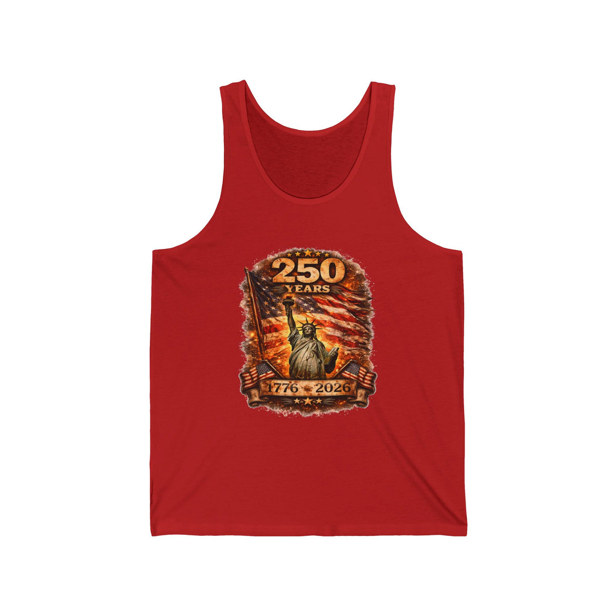 250 Years Statue of Liberty Tank Top — 1776–2026 Patriotic Anniversary Tank