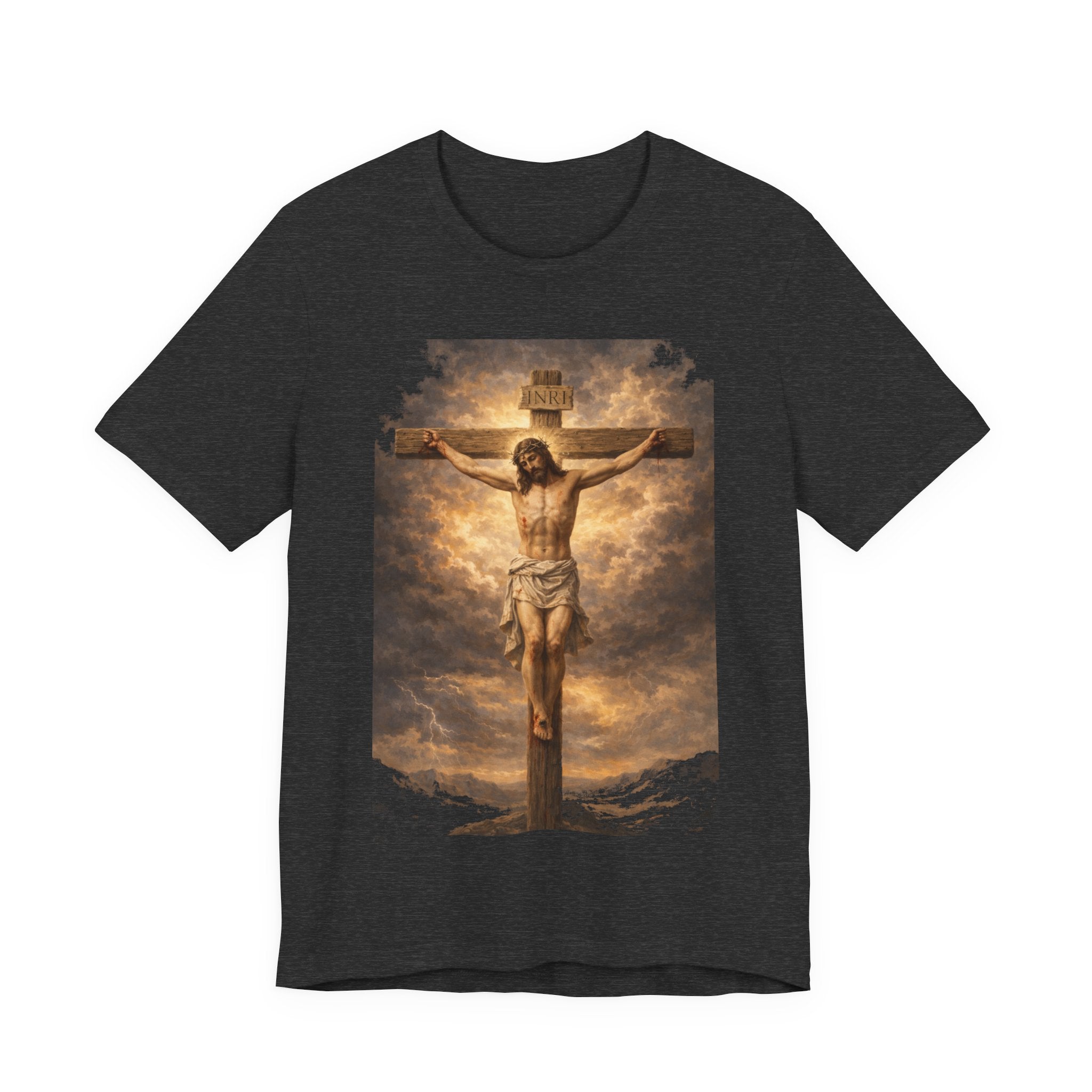 Crucifixion Jesus T‑Shirt — 3:16 Religious Christian Graphic Tee for Easter & Faith