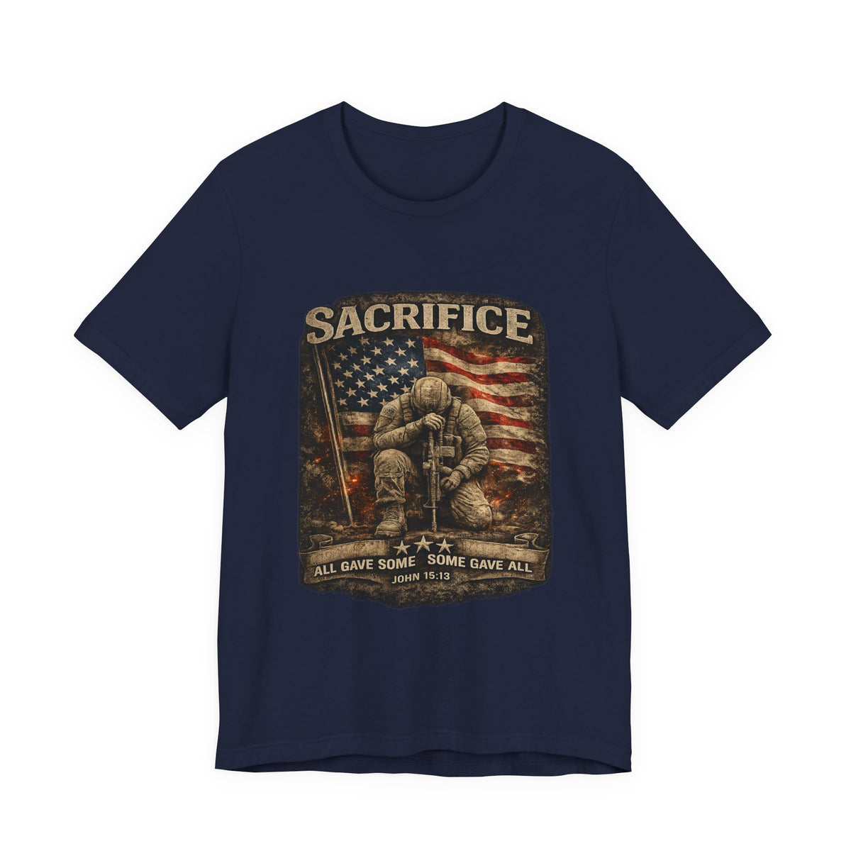 Veteran Sacrifice T-Shirt – 'All Gave Some, Some Gave All' Memorial Tee