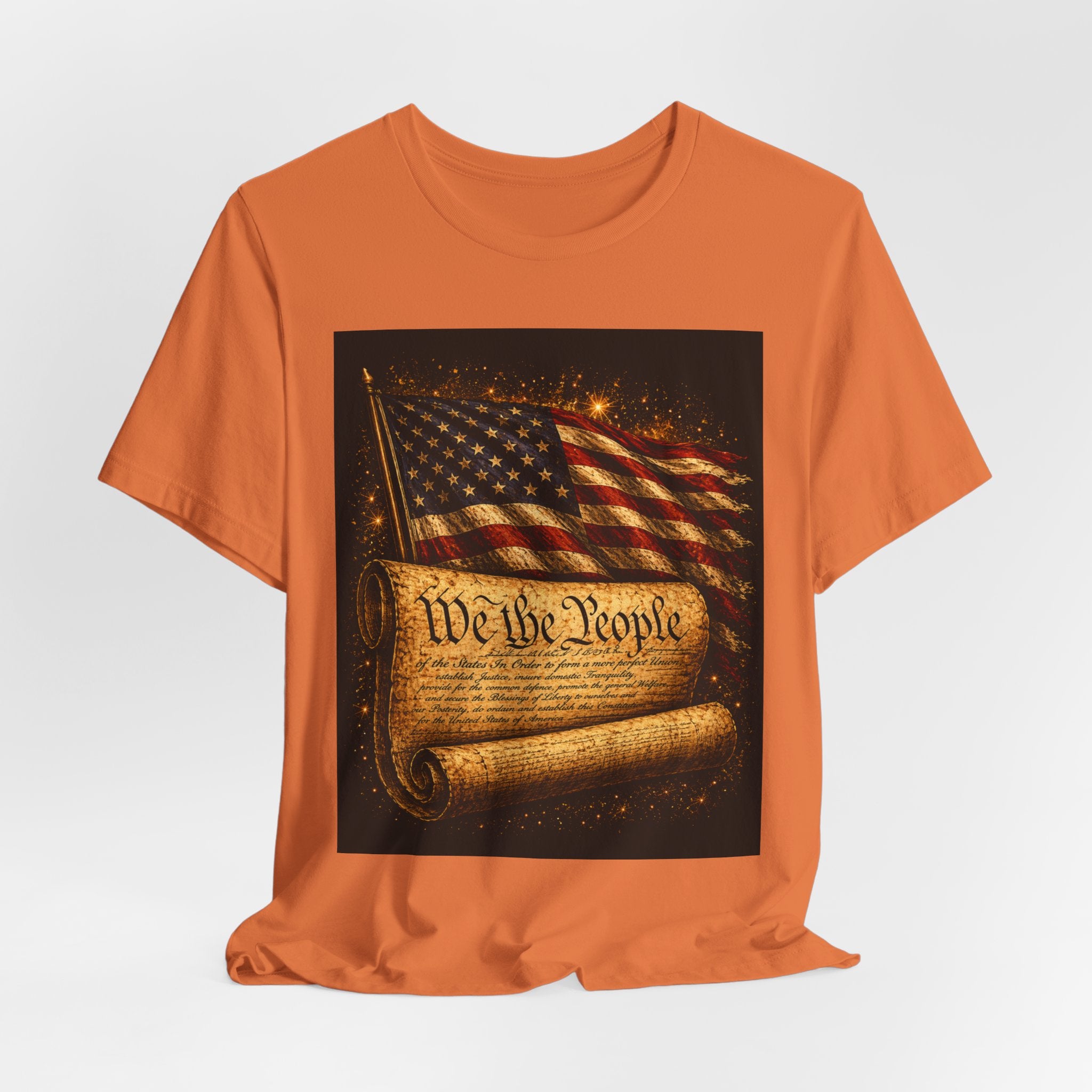 Patriotic "We the People" Constitution T-Shirt — American Flag Independence Day Tee