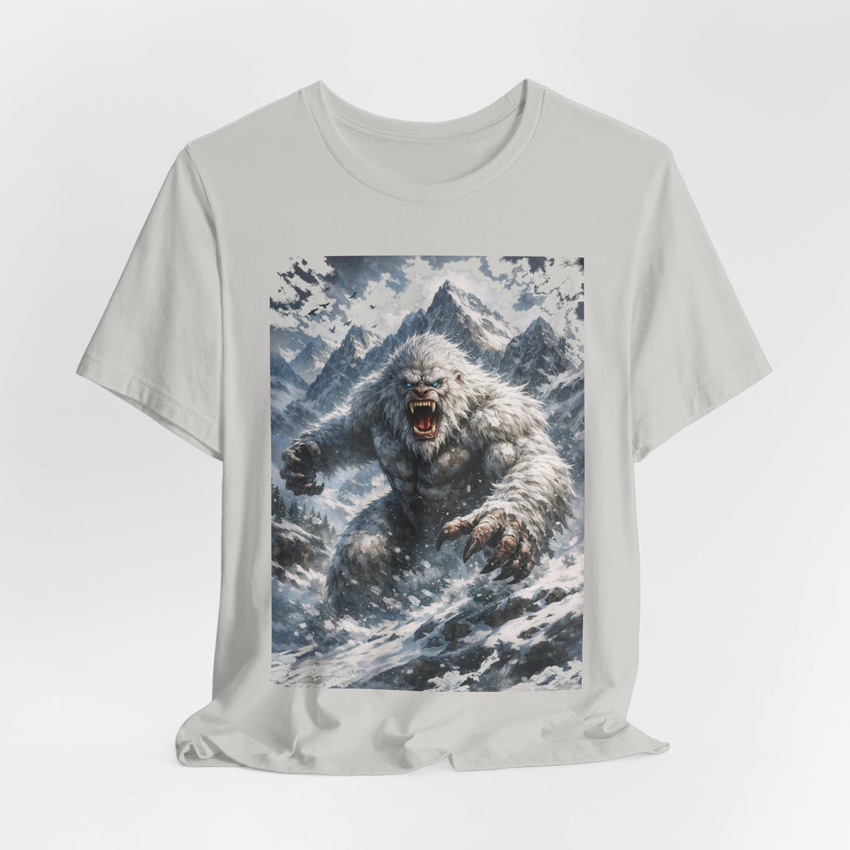 Yeti Monster Tee — Snowy Mountain Sasquatch Graphic T-Shirt