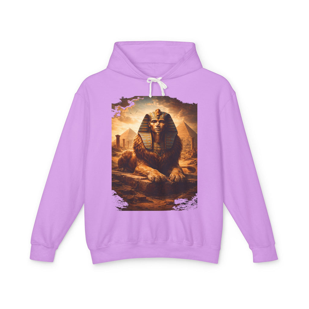 Sphinx & Pyramids Graphic Hoodie — Vintage Egyptian Sphinx Sweatshirt