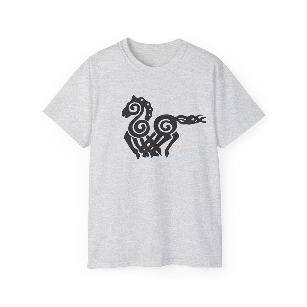 Sleipnir – Odin’s Eight-Legged Horse — Norse Mythic Stallion CottonT-Shirt