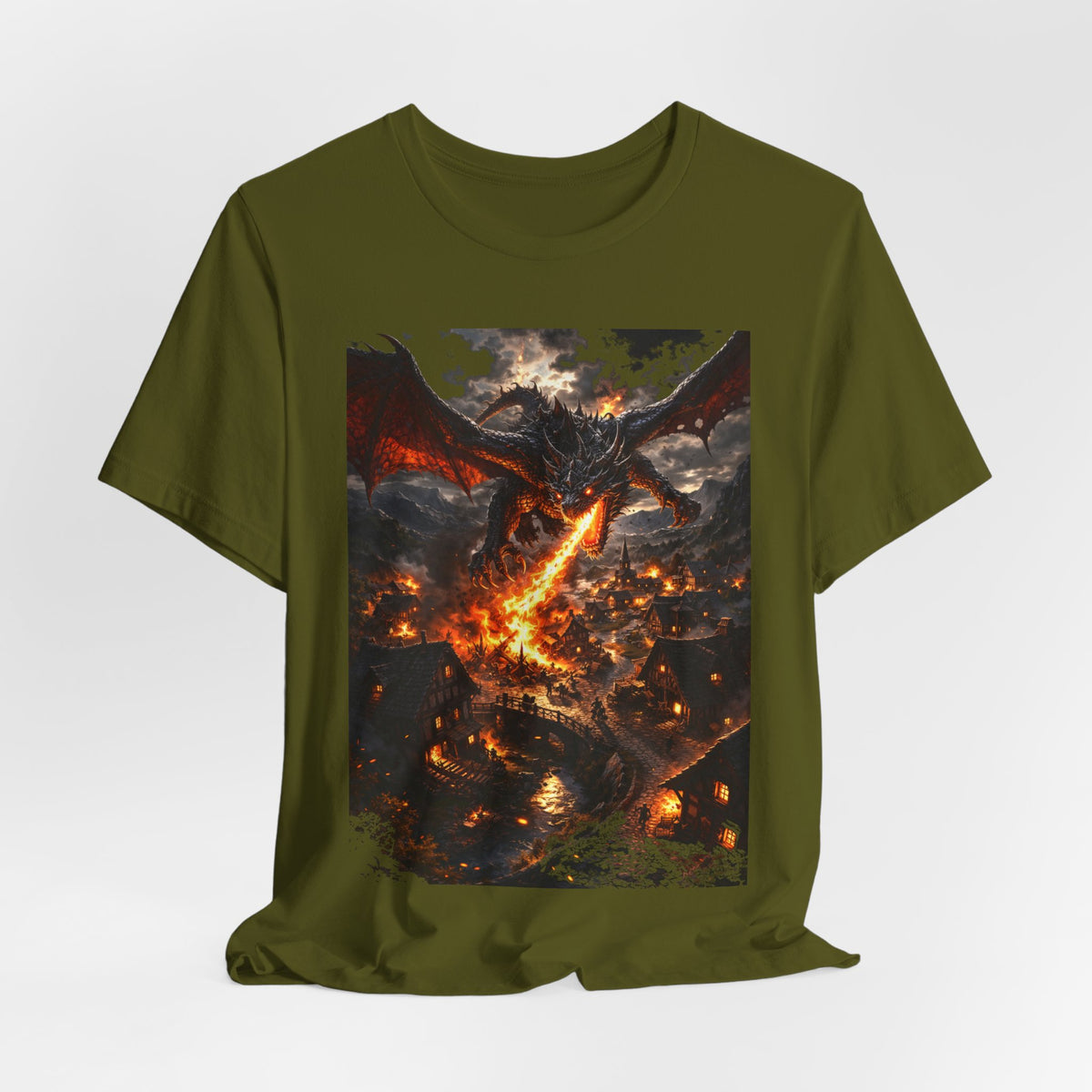 Dragon Fire T‑Shirt — Epic Fire‑Breathing Dragon Graphic Tee