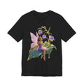 Fairy Garden T‑Shirt — Watercolor Fairy on Bellflower Tee