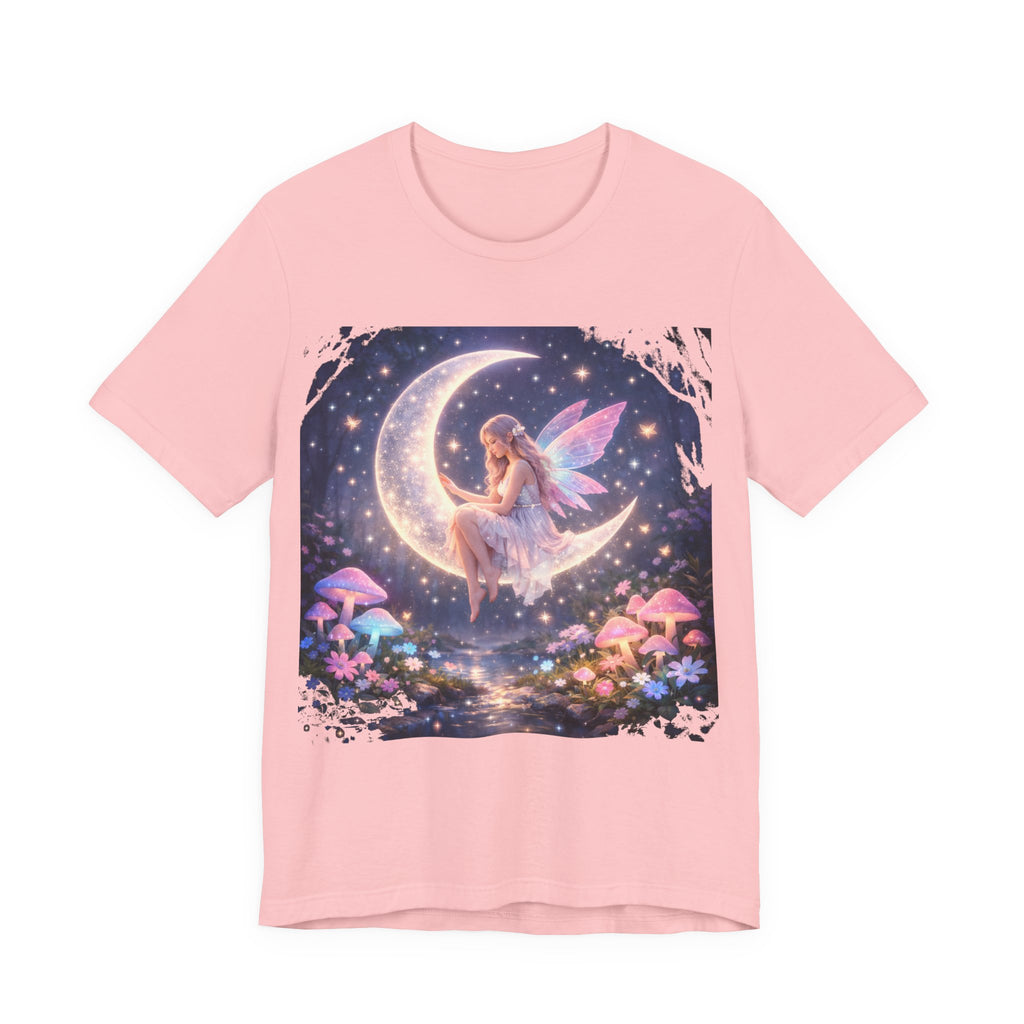 Fairy on the Moon T-Shirt — Magical Night Garden Fairy Tee