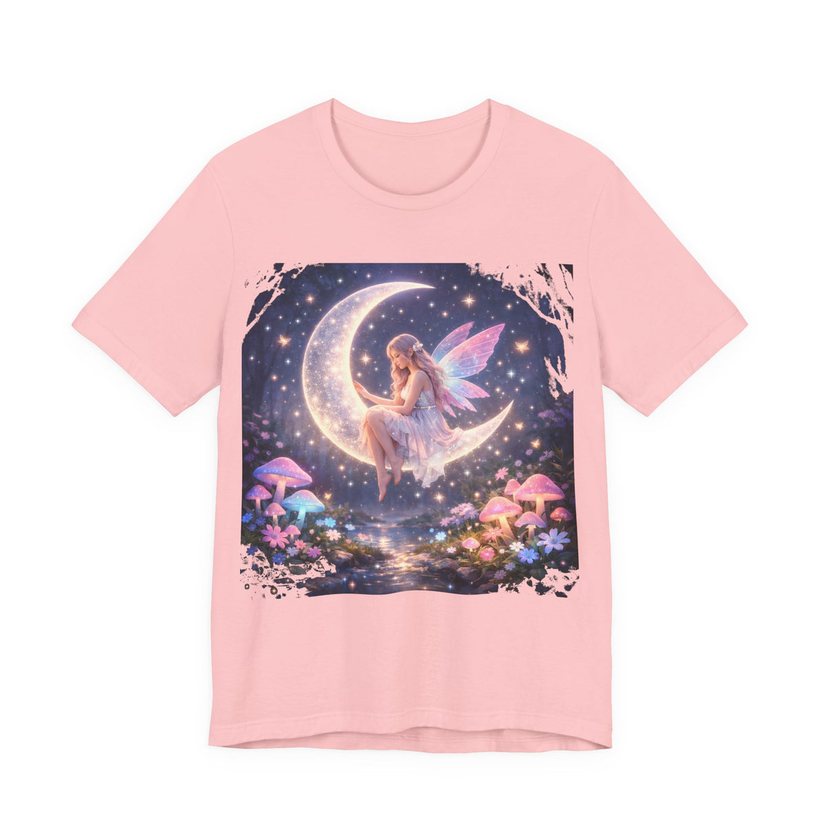 Fairy on the Moon T-Shirt — Magical Night Garden Fairy Tee