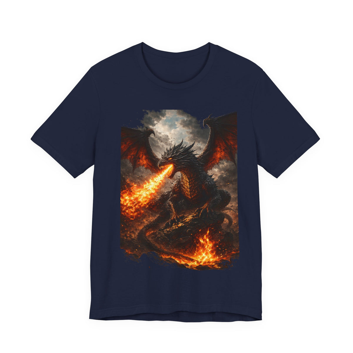 Dragon Fire T‑Shirt — Fiery Fantasy Graphic Tee