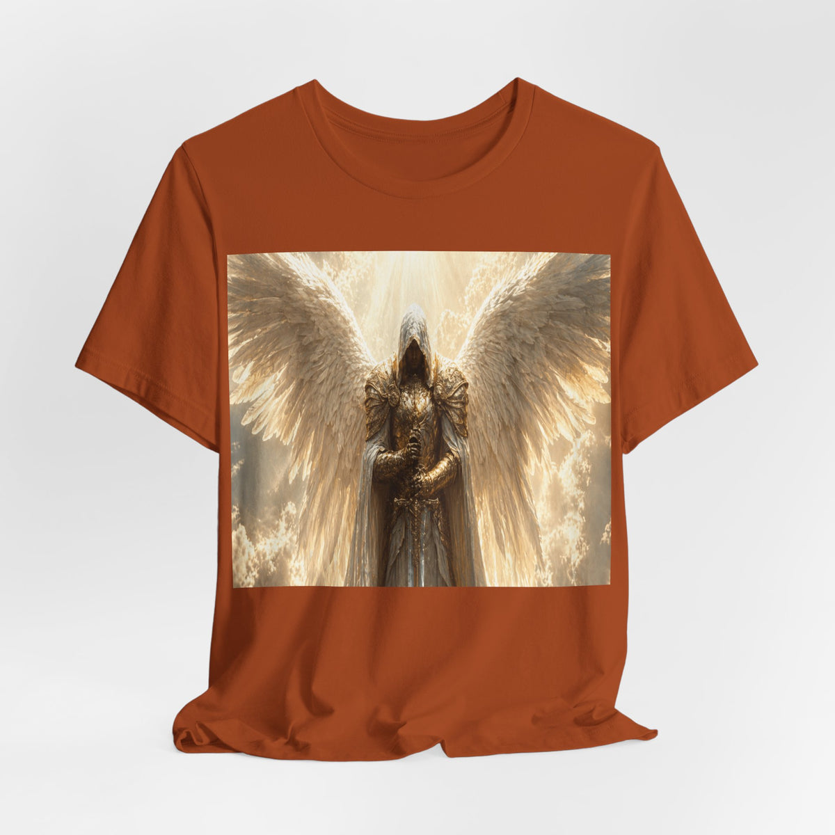 Guardian Angel Graphic Tee — Golden Archangel Design