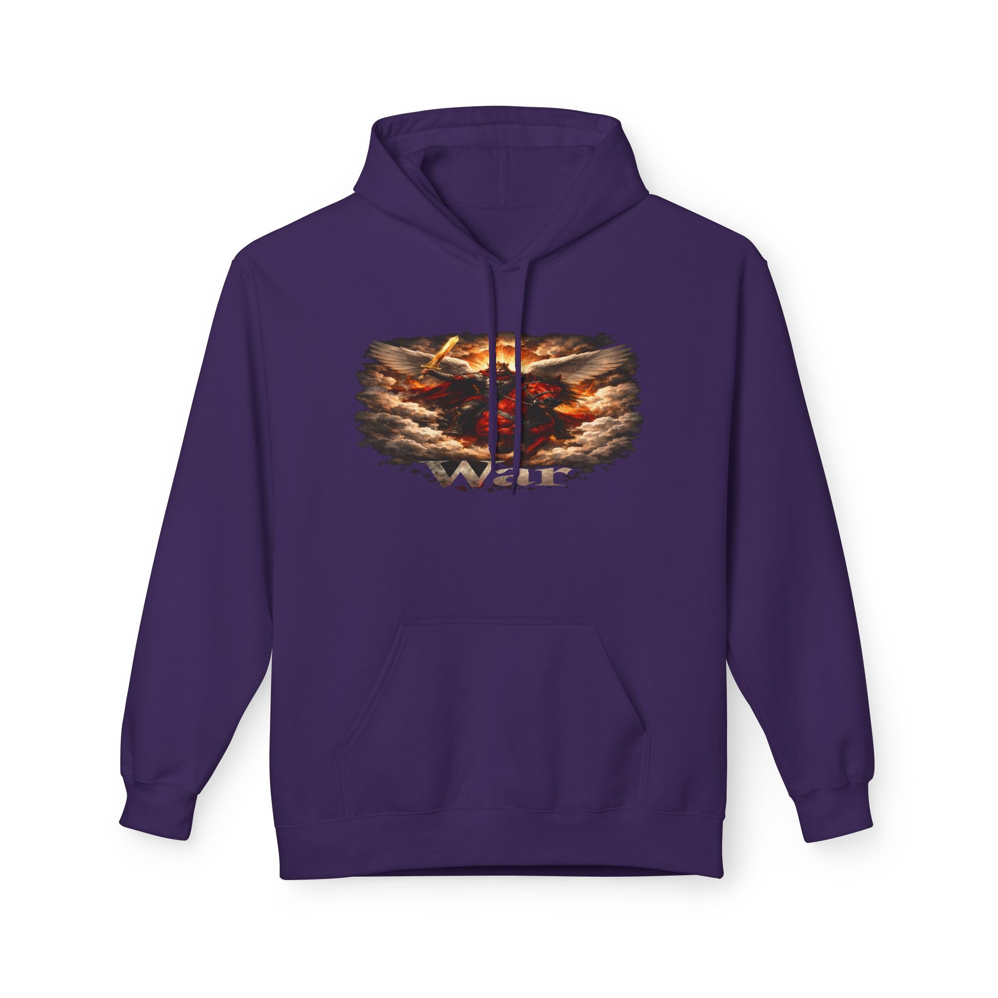 The red horse from Revelation 6:3-4 the horseman of war the second seal opened by the Lamb if God- Graphic Pullover