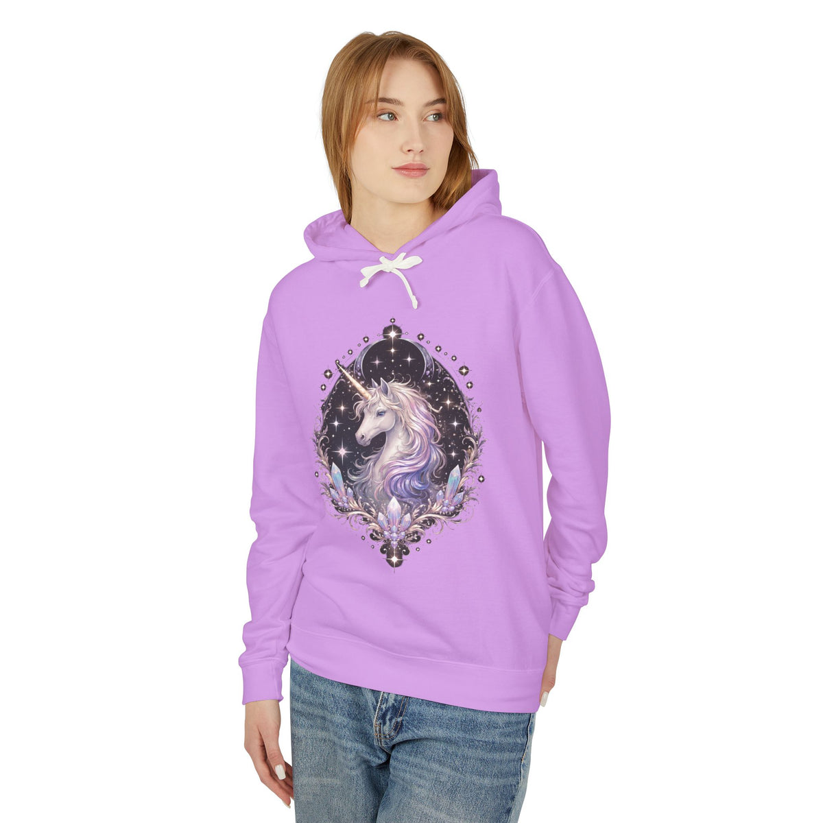 Mystic Unicorn Hoodie — Pastel Galaxy Horse Hooded Sweatshirt