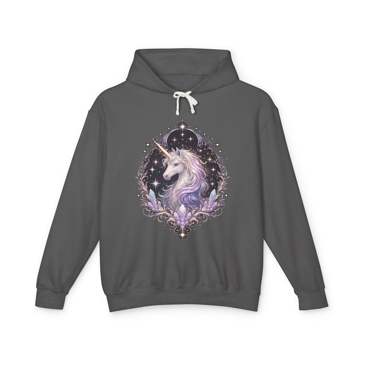 Mystic Unicorn Hoodie — Pastel Galaxy Horse Hooded Sweatshirt