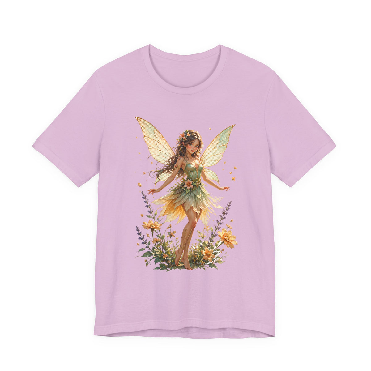 Fairy Garden T-Shirt — Vintage Floral Fairy Illustration Tee