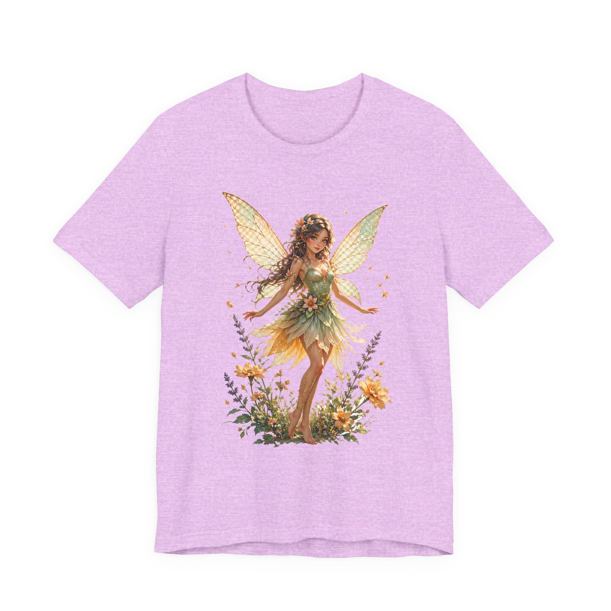 Fairy Garden T-Shirt — Vintage Floral Fairy Illustration Tee