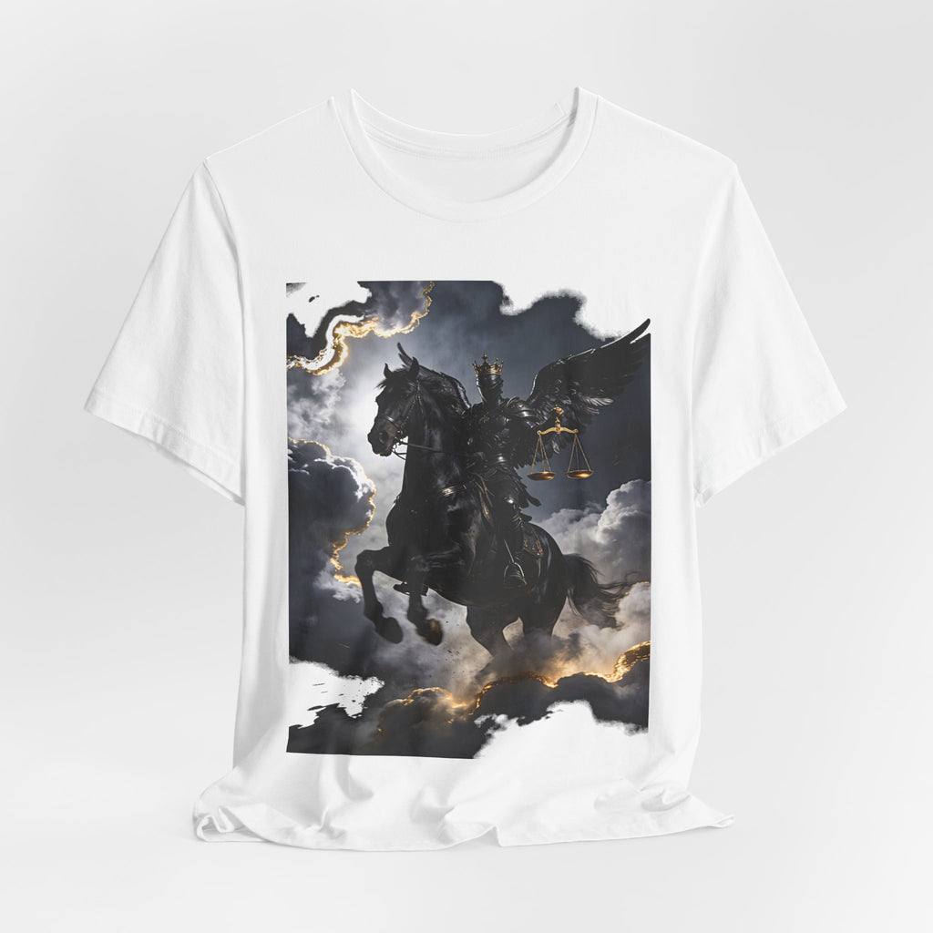 The black horse from Revelation 6:5-6 One of four T-shirt