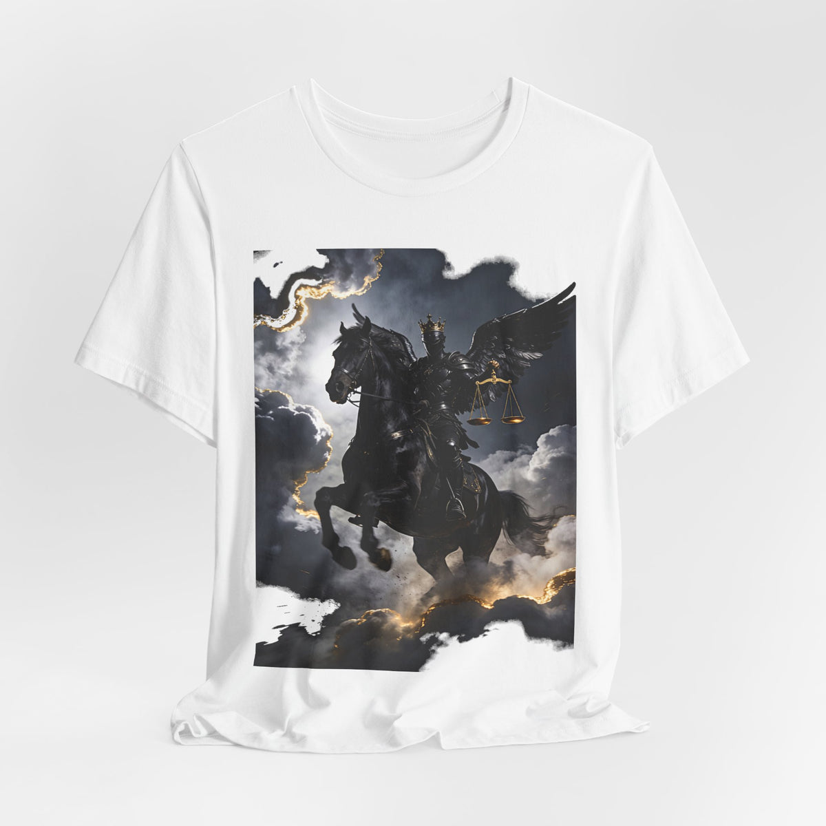 The black horse from Revelation 6:5-6 One of four T-shirt