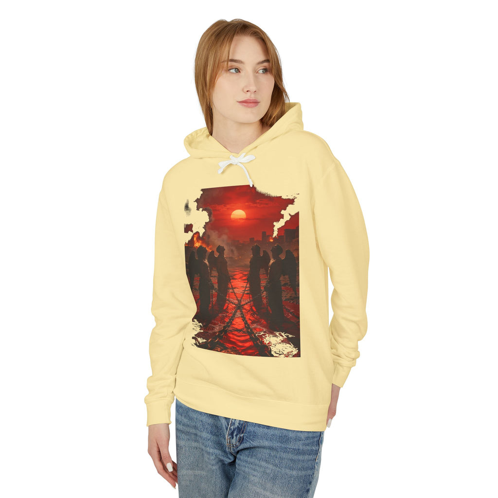 RevelRevelation 9 reveals four fallen angels bound in the Euphrates Riveration 9 reveals four fallen angels bound in the Euphrates RiverHoodie