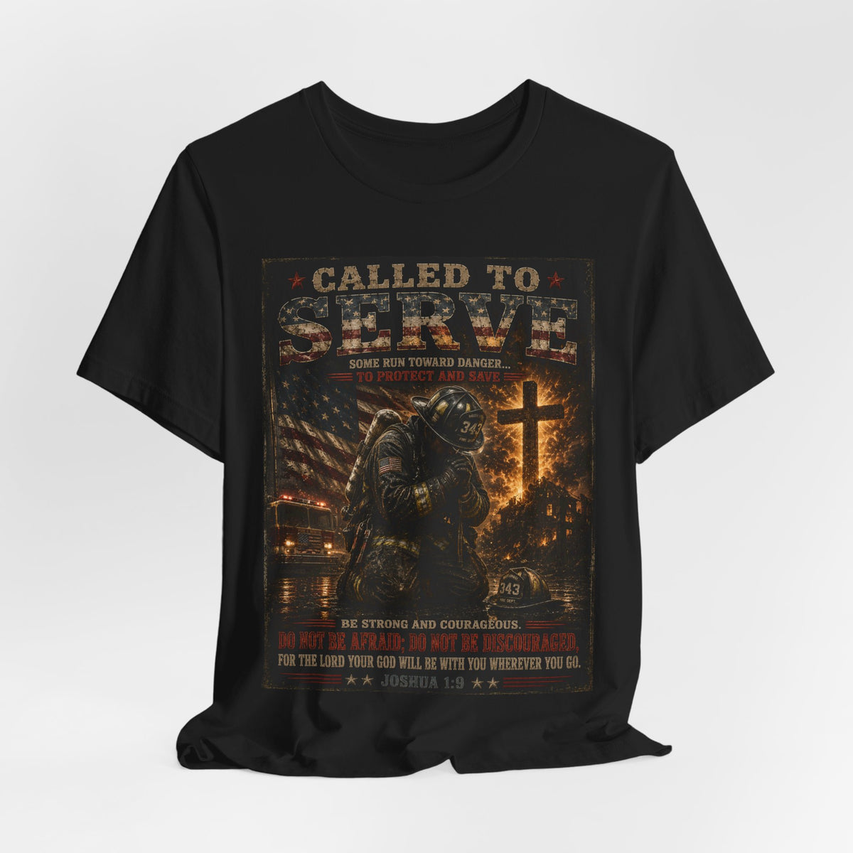 Called to Serve Graphic Tee — Military Christian Prayer T-Shirt