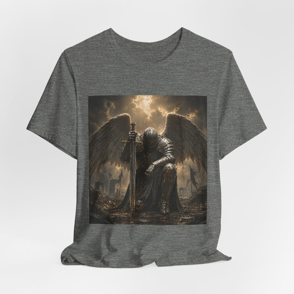 Angel Knight T-Shirt — Gothic Dark  Armor Tee