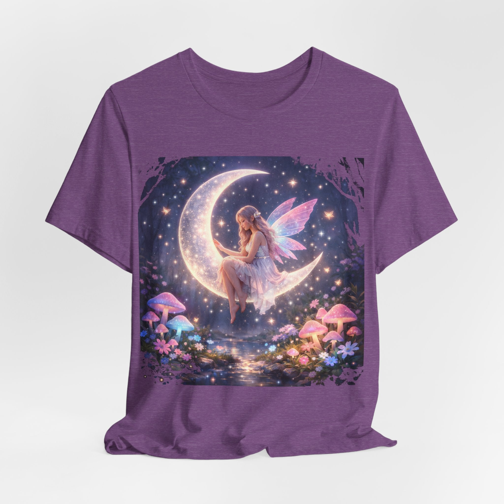 Fairy on the Moon T-Shirt — Magical Night Garden Fairy Tee