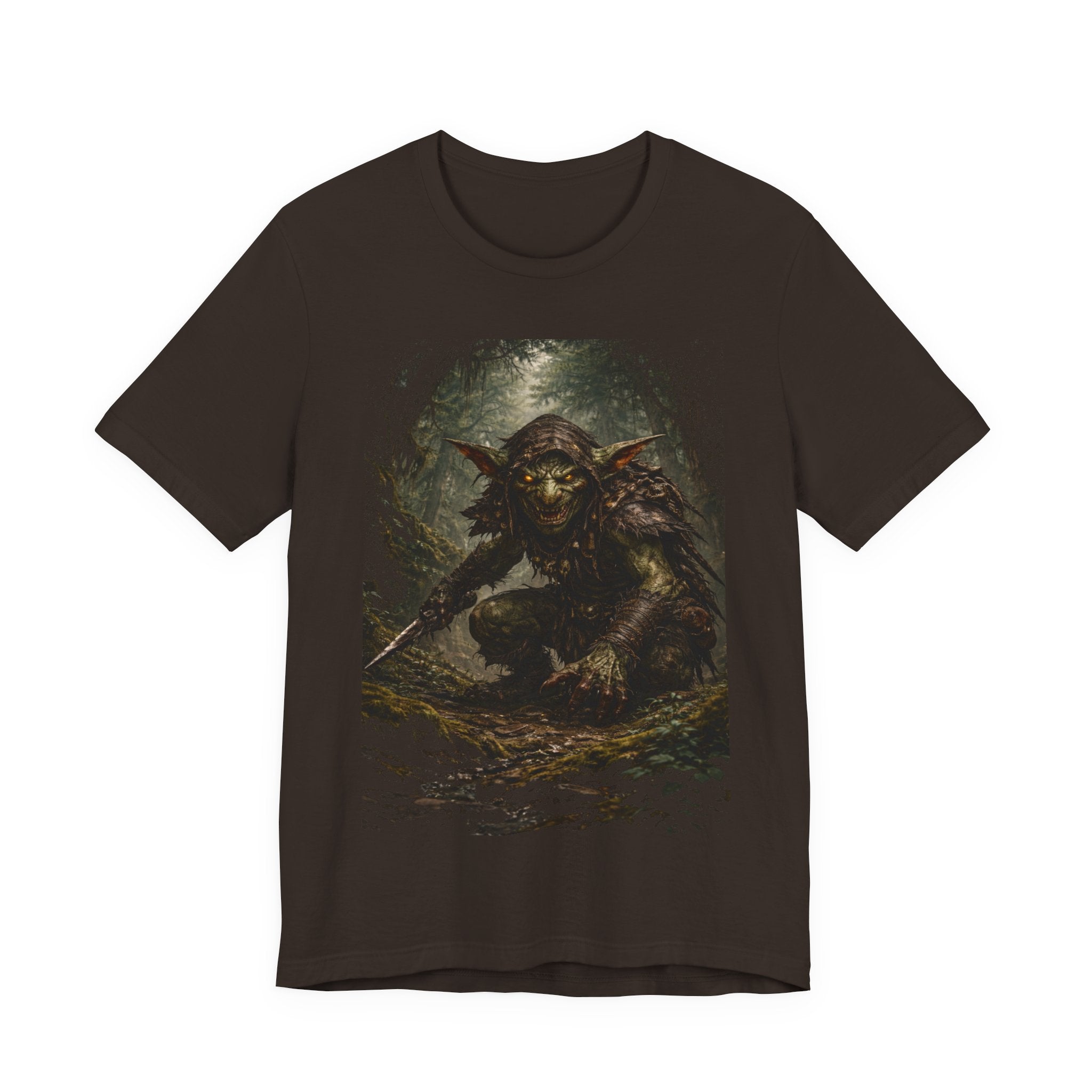 Goblin Warrior Graphic Tee — Dark Fantasy Monster T‑Shirt
