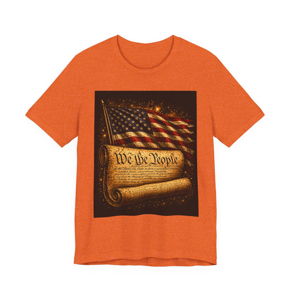 Patriotic "We the People" Constitution T-Shirt — American Flag Independence Day Tee