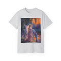 Fairy and Unicorn Fantasy Cotton T-Shirt — Ethereal Sunset Magic Tee
