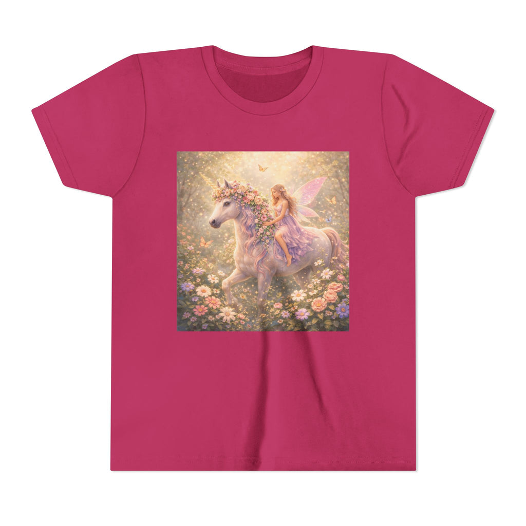 Youth Tee — Magical Unicorn Fairy Ride Kids T‑Shirt