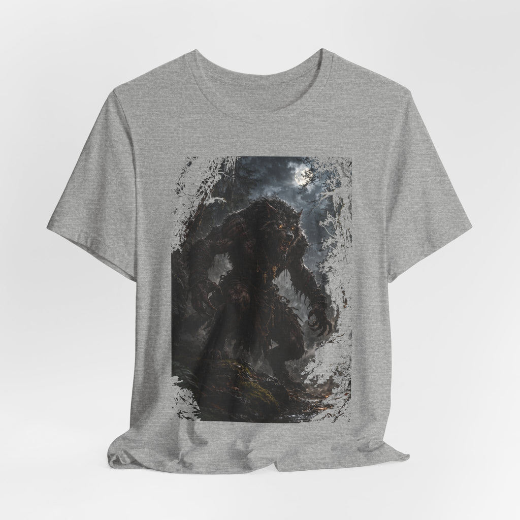 Were wolf in Dark Forest -A Mythocal Monster from the past! Graphic Tee
