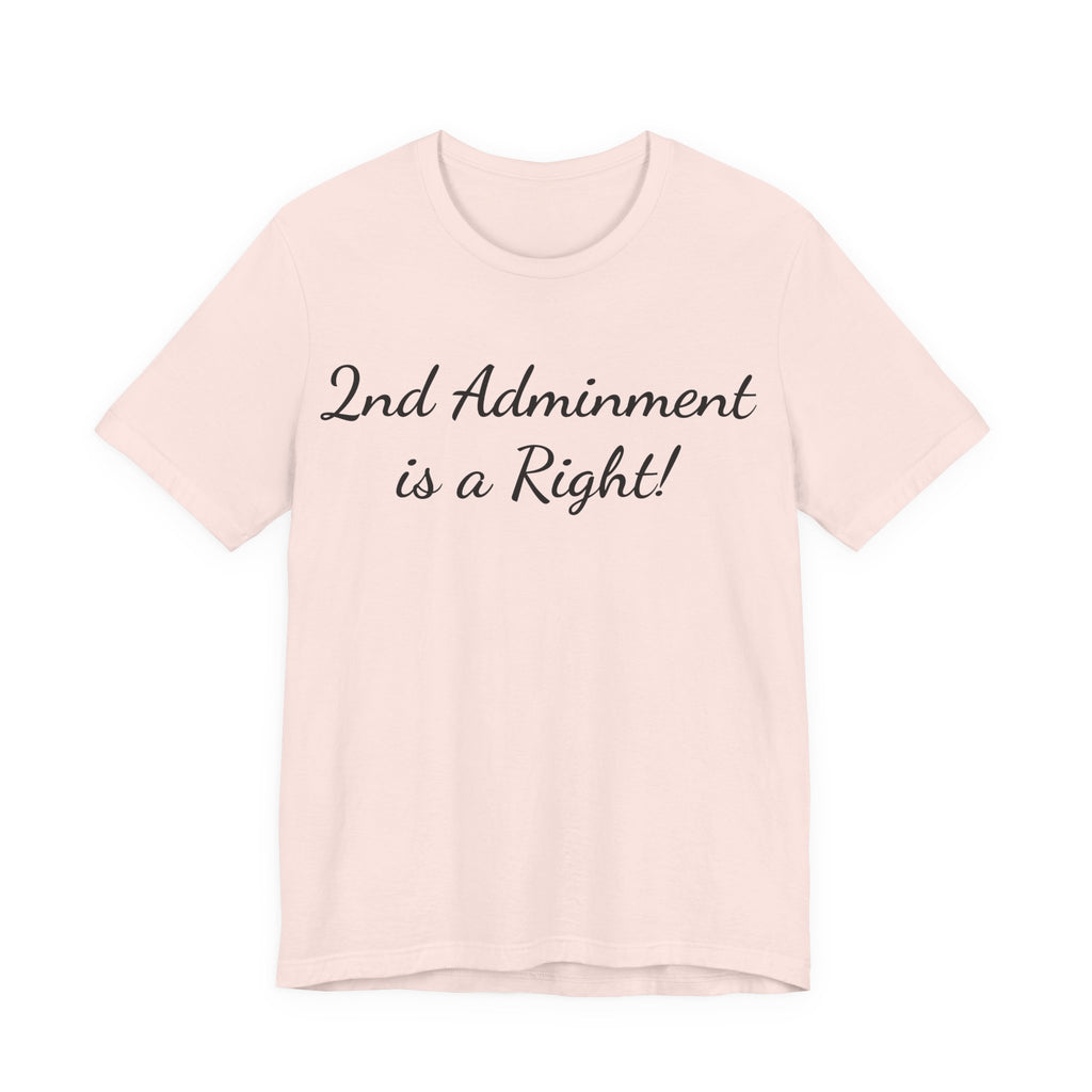 2nd Amendment Is a Right T-Shirt — Pro-Gun Rights Patriotic Tee