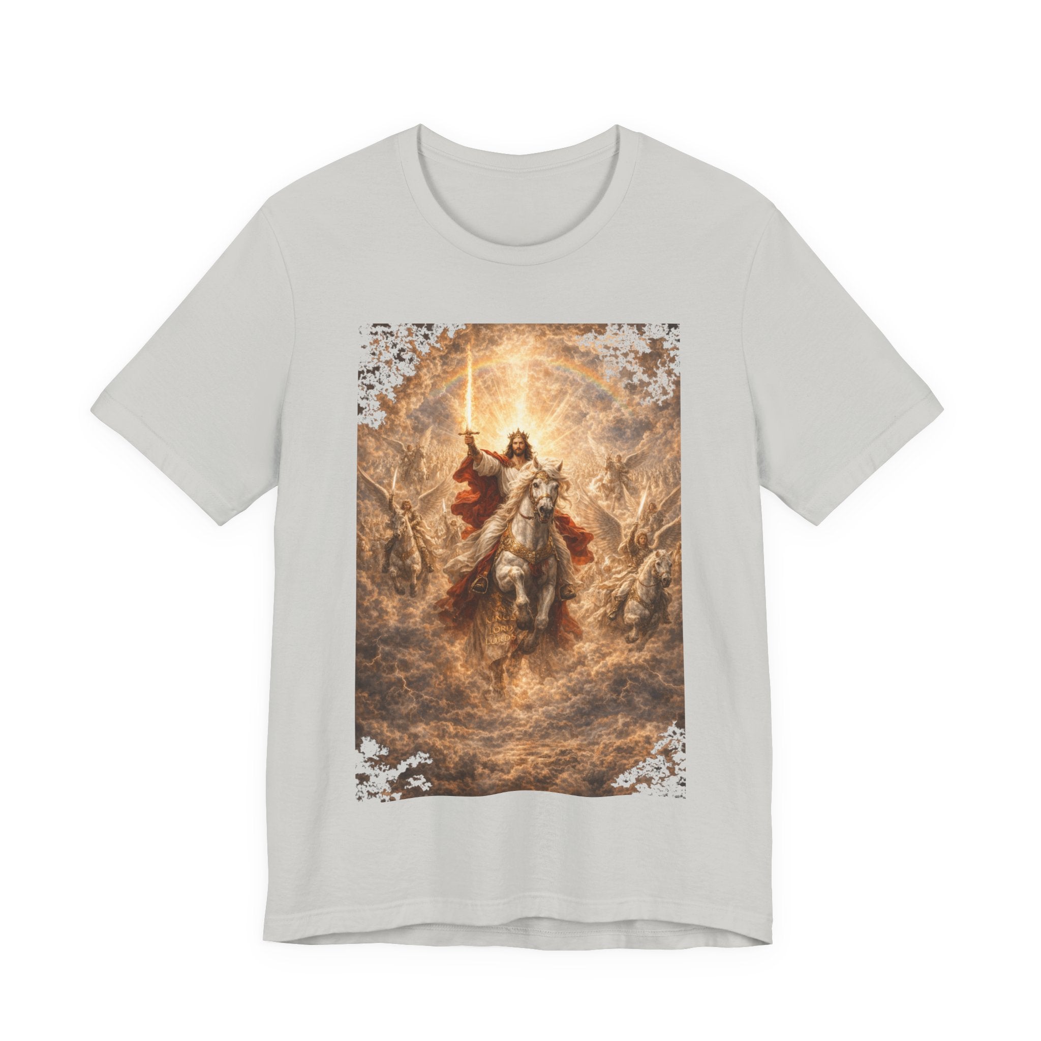 Revelation 19:11-21 Christian Jesus on White Horse T‑Shirt — Resurrection / Second Coming Graphic Tee Revelation