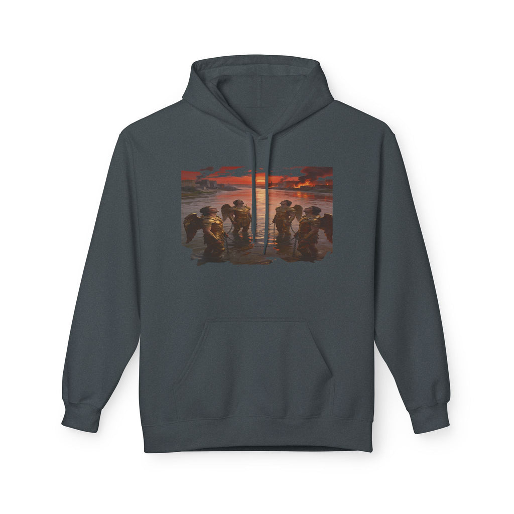 Revelation 9 reveals four fallen angels bound in the Euphrates River- Hoodie — Graphic