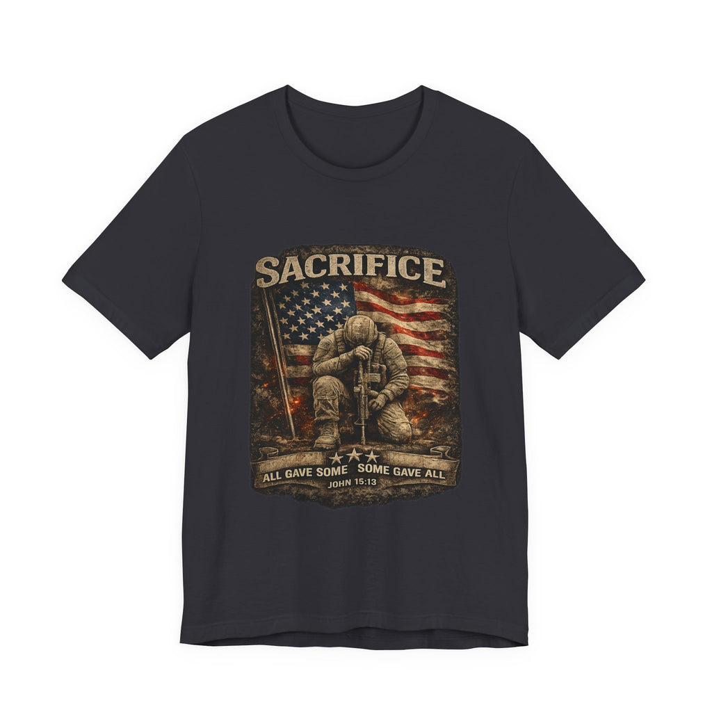 Veteran Sacrifice T-Shirt – 'All Gave Some, Some Gave All' Memorial Tee