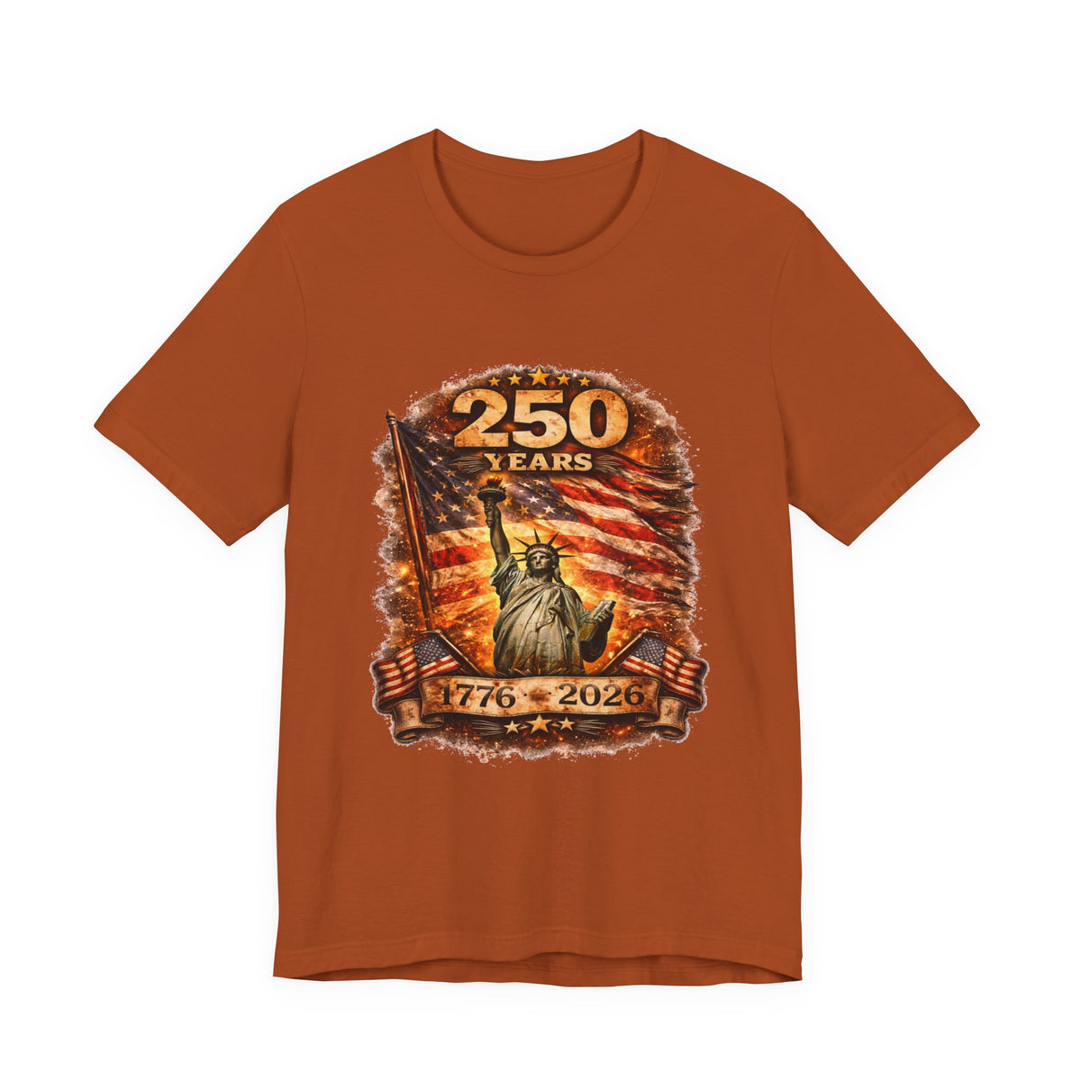 250 Years Statue of Liberty Tee — 1776–2026 Patriotic Anniversary Shirt