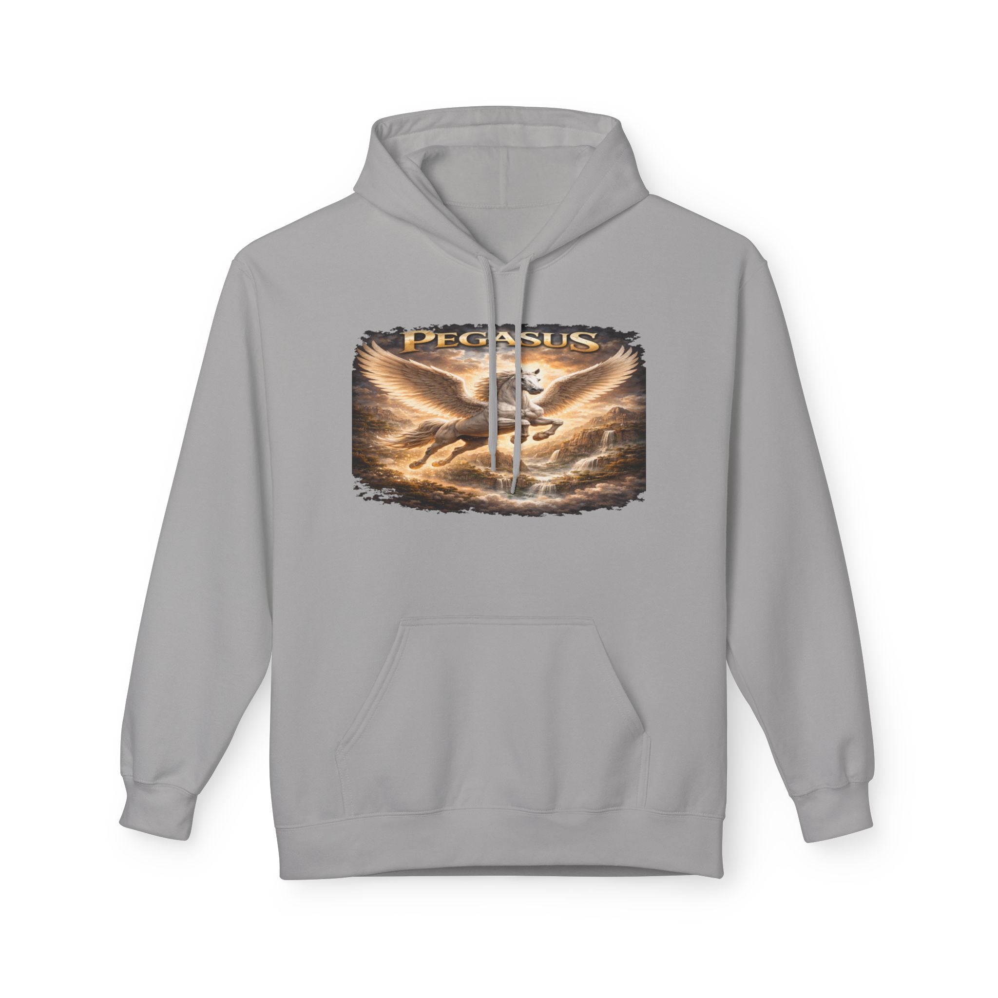 Pegasus Mythic Hoodie — Vintage Flying Horse Graphic