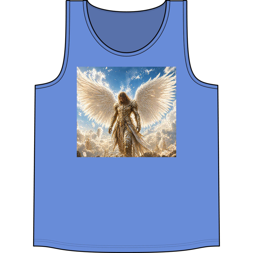 Angel Wings Tank Top — Radiant Guardian Graphic Concert Tank