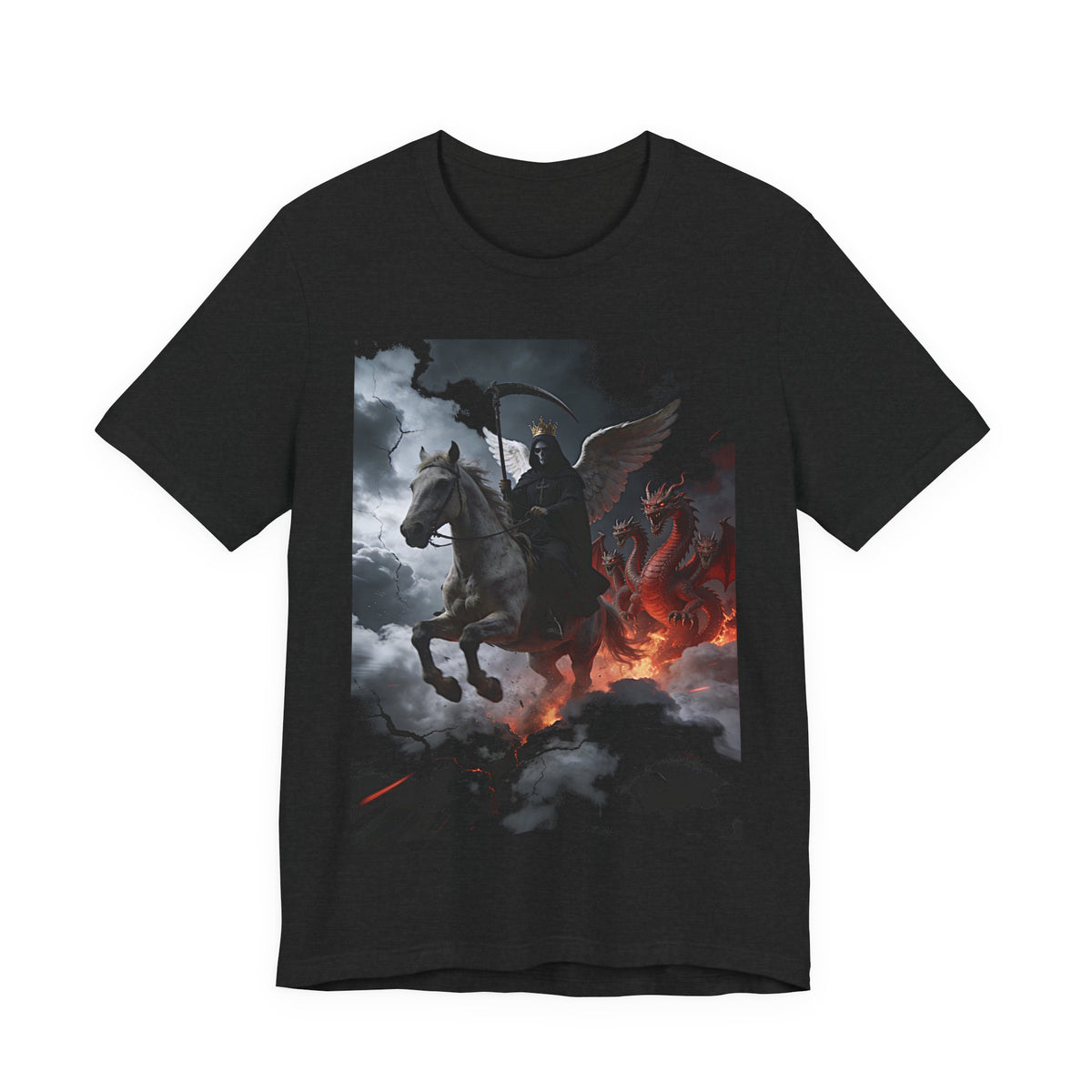 The Pale horse from Revelation 6:7-8-End of Times- Graphic T-Shirt