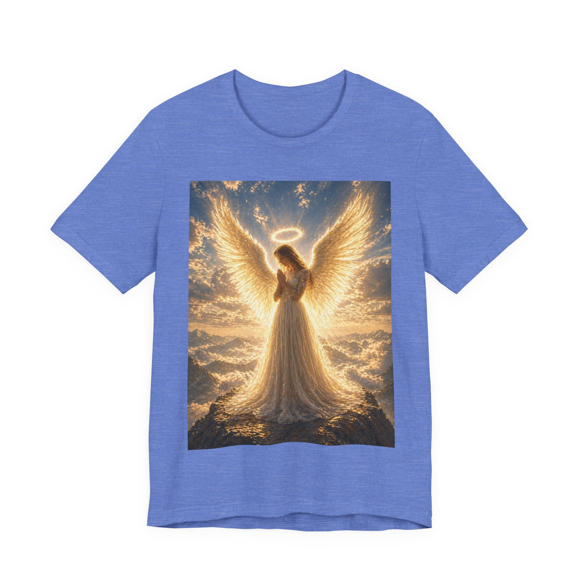 Angle praying Unisex Jersey Short Sleeve Tee